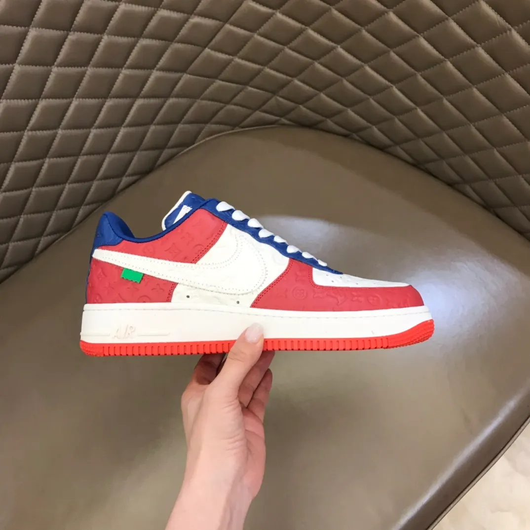 Men's shoes 💰p440 "*OUIS *UITTO*" x OFF-WHITE x Nike tripartite collaboration! Trendy and cool men's casual sports shoes with unrivaled color matching. The design idea basically continues the style of THE TEN. The Swoosh line and tongue label have a very familiar visual effect and are both fashionable and trendy! A must-have for fashionistas! The effect on your feet is absolutely stunning! Size: 38-45